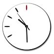 Watchmen Wooden Doomsday Wall Clock
